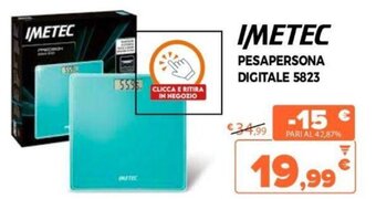 Expert Imetec Pesapersona Digitale 5823 offerta