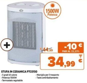 Expert DCG Stufa in Ceramica PTC0150 offerta