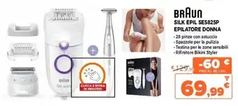 Expert Braun Silk Epil SE5825P Epilatore Donna offerta