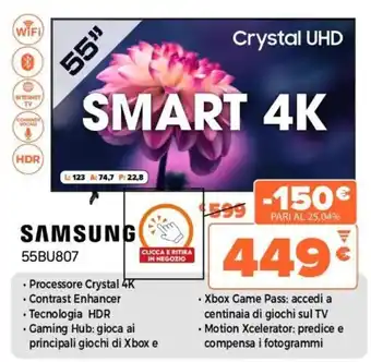 Expert Samsung 55BU807 offerta