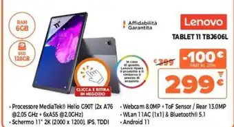 Lenovo Tablet 11 TBJ606L