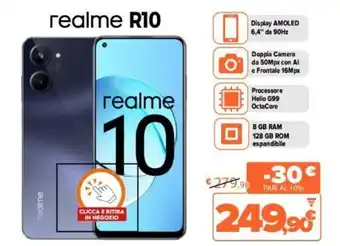 Expert Realme R10 8 GB RAM 128 offerta