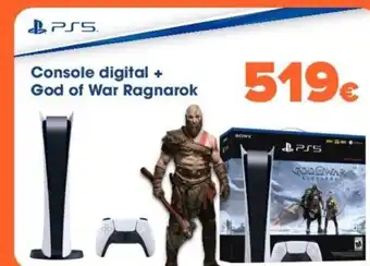 Expert PS5 Console digital God of War Ragnarok offerta