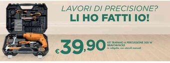 Bennet Bravo & Facile Kit Trapano A Percussione 500 W offerta