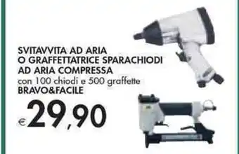 Bennet Bravo & Facile Svitavvita Ad Aria O Graffettatrice Sparachiodi Ad Aria Compressa offerta