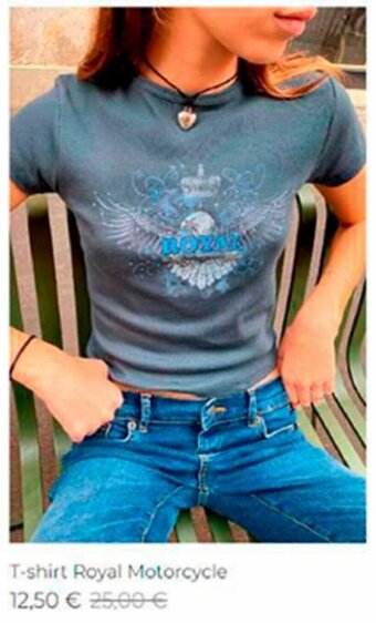 Subdued T-shirt Royal Motorcycle offerta