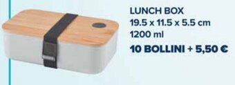 Carrefour Lunch Box 19.5 x 11.5 x 5.5 cm 1200 ml offerta