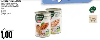 Emi Market Selex Natura Chiama ceci, fagioli borlotti, cannellini, lenticchie bio g 400 offerta