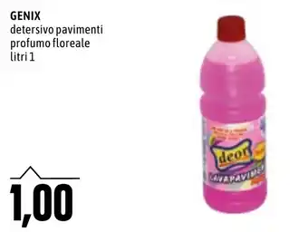 Genix detersivo pavimenti profumo floreale litri 1