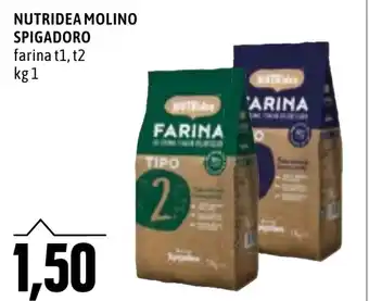 Nutridea Molino Spigadoro farina t1, t2 kg 1