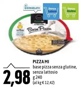 Emi Market Pizza Mi base pizza senza glutine, senza lattosio g 240 offerta