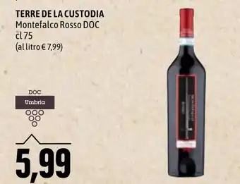 Emi Market Terre De La Custodia Montefalco Rosso DOC cl 75 offerta