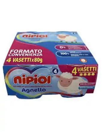 Omo agnello 4x80gr nipiol