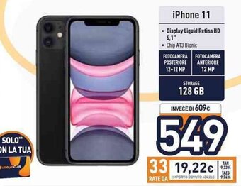 Unieuro iPhone 11 offerta