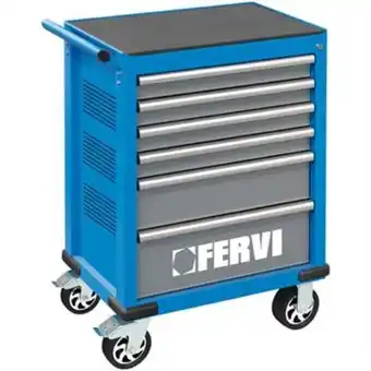Fervi Carrello porta utensili a 6 cassetti offerta
