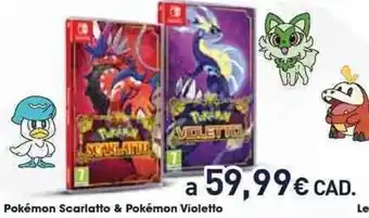 Unieuro Pokémon Scarlatto & Pokémon Violetto offerta