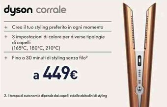 Unieuro dyson corrale offerta