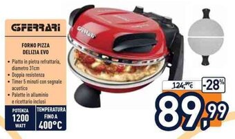 GFerrari Forno Pizza Delizia Evo