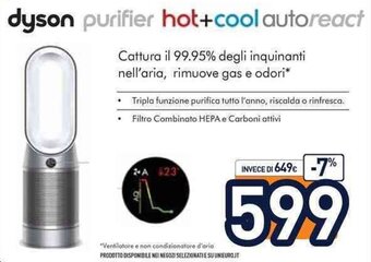 Unieuro dyson purifier hot+cool autoreact offerta