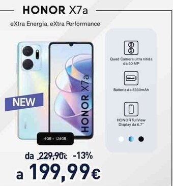 Unieuro Honor X7a offerta