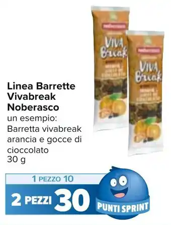 Carrefour Noberasco Linea Barrette Vivabreak 30 g offerta