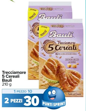 Carrefour Bauli Trecciamore 5 Cereali 210 g offerta