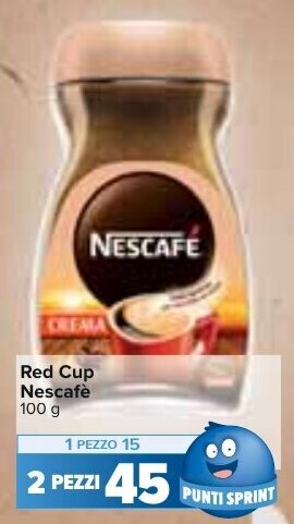Carrefour Nescafè Red Cup 100 g offerta