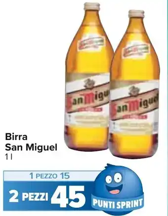 Carrefour San Miguel Birra 1 l offerta