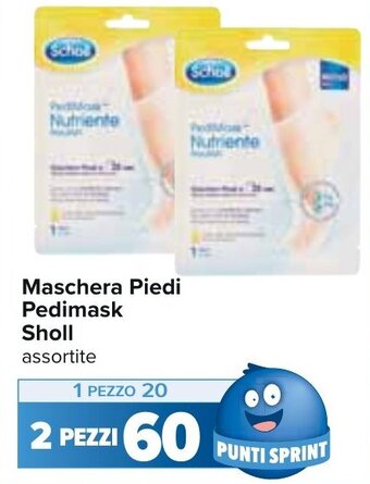 Sholl Maschera Piedi Pedimask assortite
