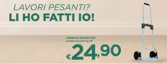 Bennet Carrello Pieghevole portata massima 60 kg offerta