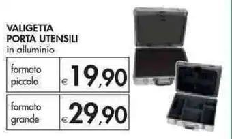 Bennet Valigetta Porta Utensili in alluminio formato piccolo offerta
