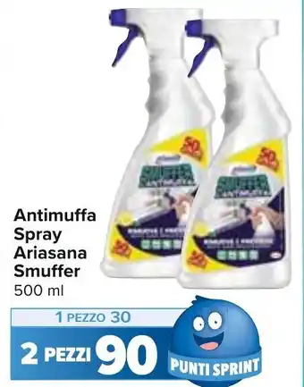 Carrefour Antimuffa Spray Ariasana Smuffer 500 ml offerta