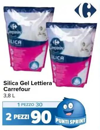 Carrefour Carrefour Silica Gel Lettiera 3,8 L offerta