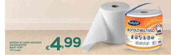 Bennet Rotolo Di Carta Multiuso Asciugatutto Bulky Soft 700 strappi offerta