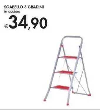 Bennet Sgabello 3 Gradini in acciaio offerta