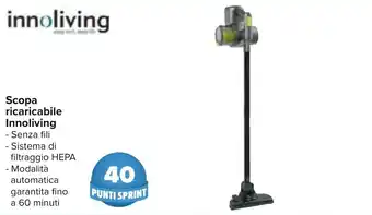 Carrefour Innoliving Scopa ricaricabile offerta