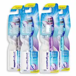 Franzy's Mentadent spazzolino white now carbon medium offerta
