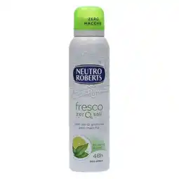 Franzy's Neutro roberts deodorante spray 48 fresco zero sali tè verde e lime tonificante 150 ml offerta