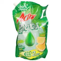 Franzy's Ricarica detergente piatti actiff 2lt limone offerta