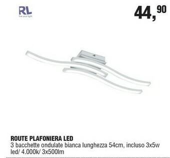 BricolaRge Route Plafoniera Led offerta