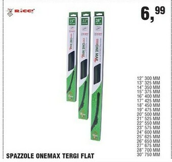 Rico Spazzole Onemax Tergi Flat 12'' 300 Mm