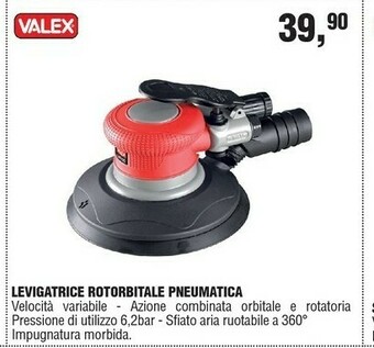 Valex Levigatrice Rotorbitale Pneumatica