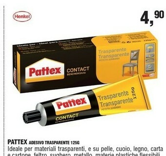 Henkel Pattex Adesivo Trasparente
