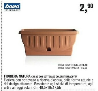 BricolaRge Bama Fioriera Natura offerta