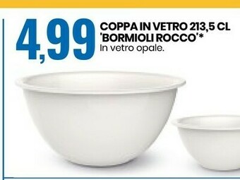 Eurospin Bormioli Rocco Coppa In Vetro 213,5Cl offerta
