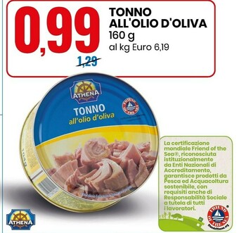 Eurospin Ondina Filetti di sgombro offerta