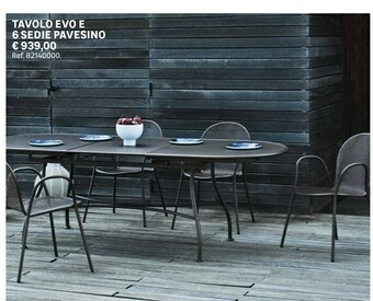 Leroy Merlin Tavolo Evo E 6 Sedie Pavesino offerta