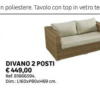 Divano 2 Posti Ref.81866594