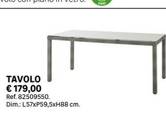 Leroy Merlin Tavolo offerta