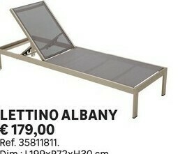 Leroy Merlin Lettino Albany offerta
